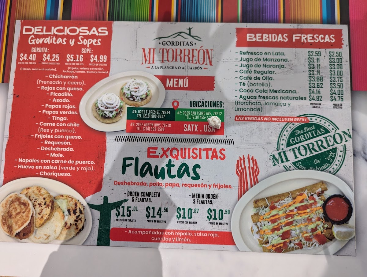 Gorditas Mi Torreón Menu - Image 2