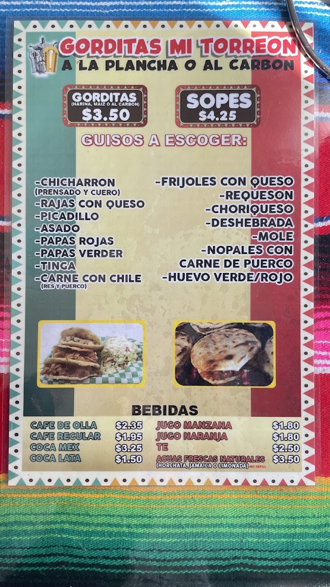 Gorditas Mi Torreón Menu - Image 6